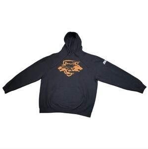 Call of Duty Men's Black & Orange Graphic Hoodie - Size XL